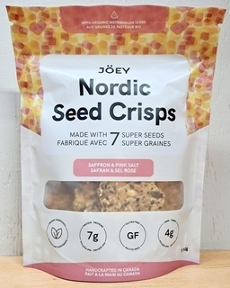 Nordic Seed Crisps - Saffron & Pink Salt (Joey)